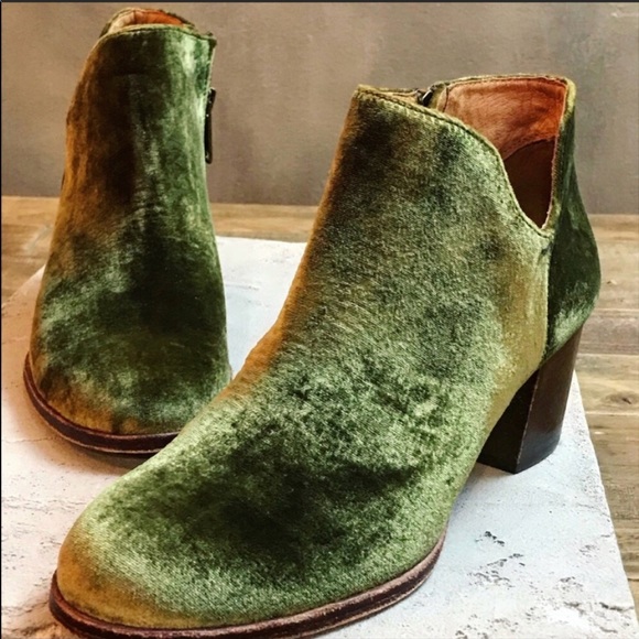 Last One Anthropologie Patricia Nash Green Booties - Picture 3 of 8